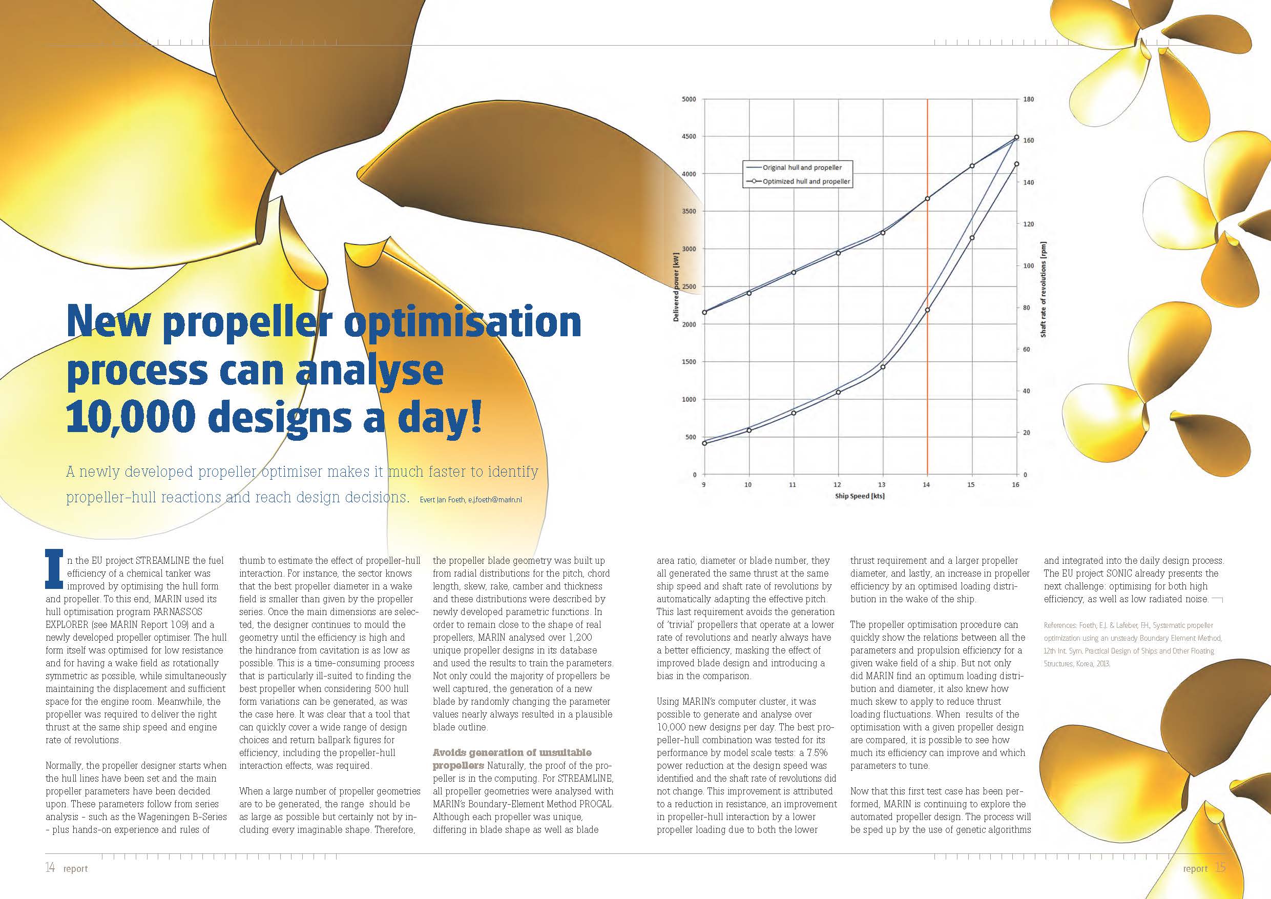 New propeller optimisation process can analyse 10,000 designs a day!