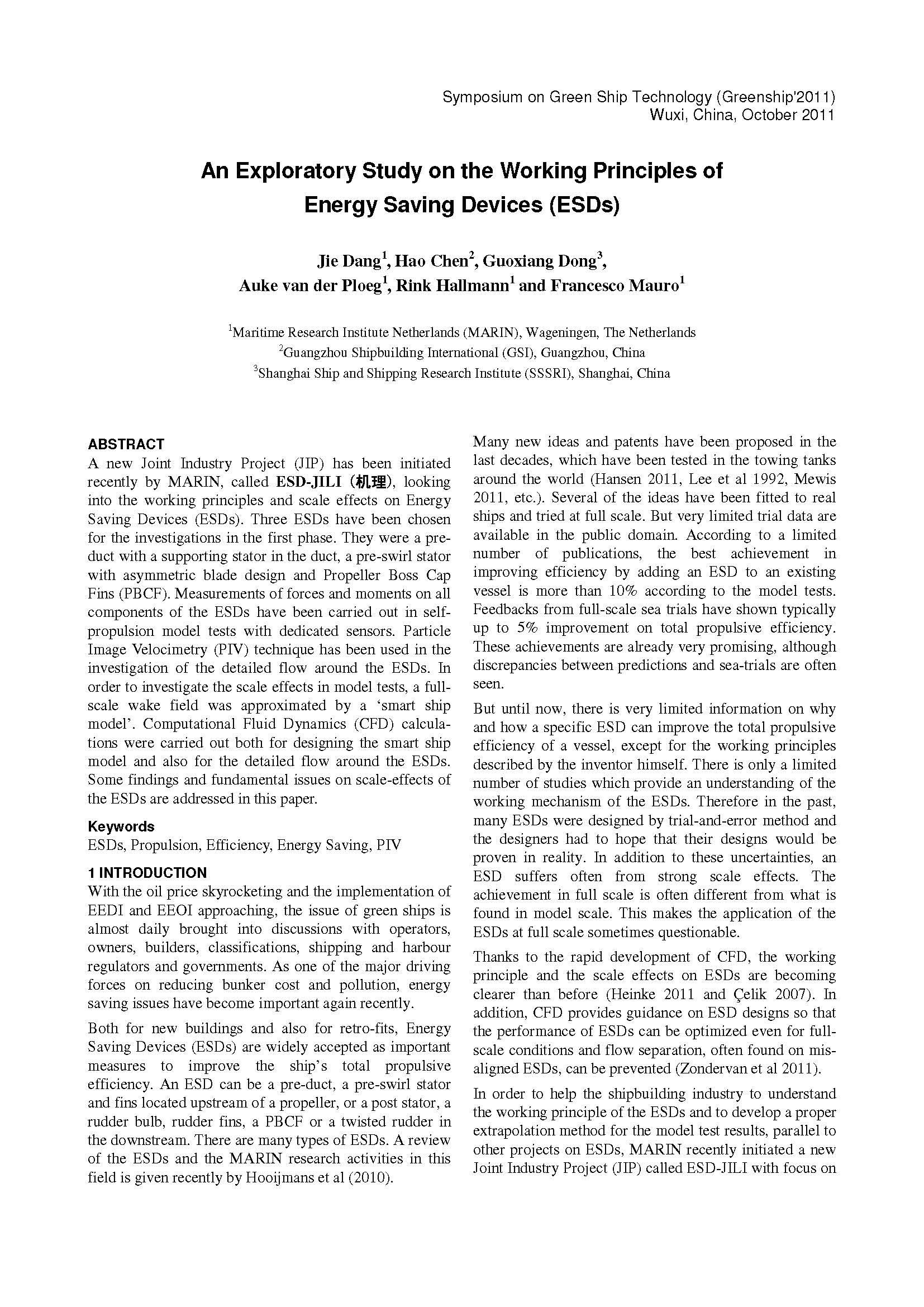 An Exploratory Study on the Working Principles of Energy Saving Devices (ESDs)